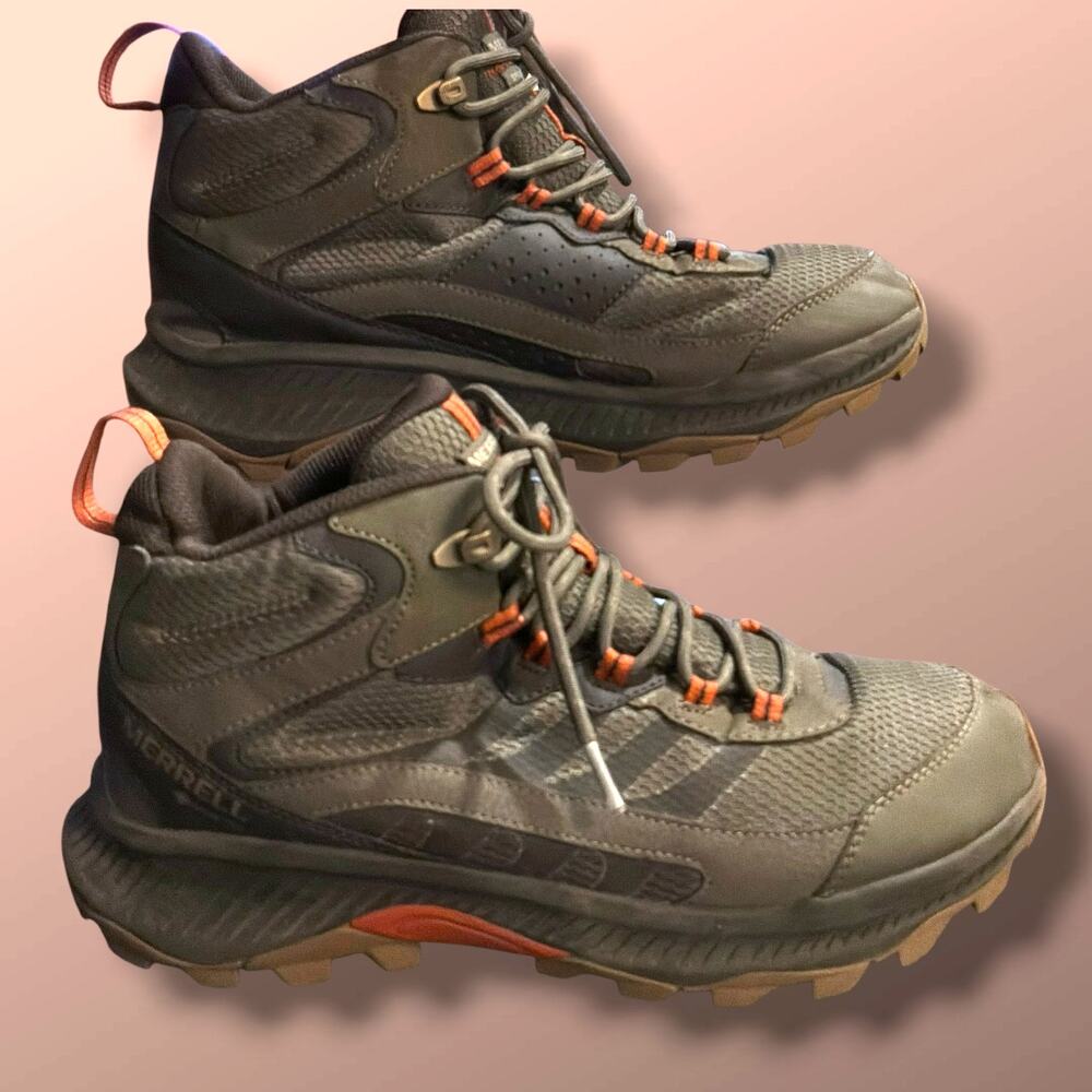 Men's 10 MERRELL Speed Strike 2 Mid Gore-tex J037819 Athletic Hiking Boots EUC